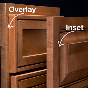 STARMARK Cupboard Doors - Overlay versus Inset